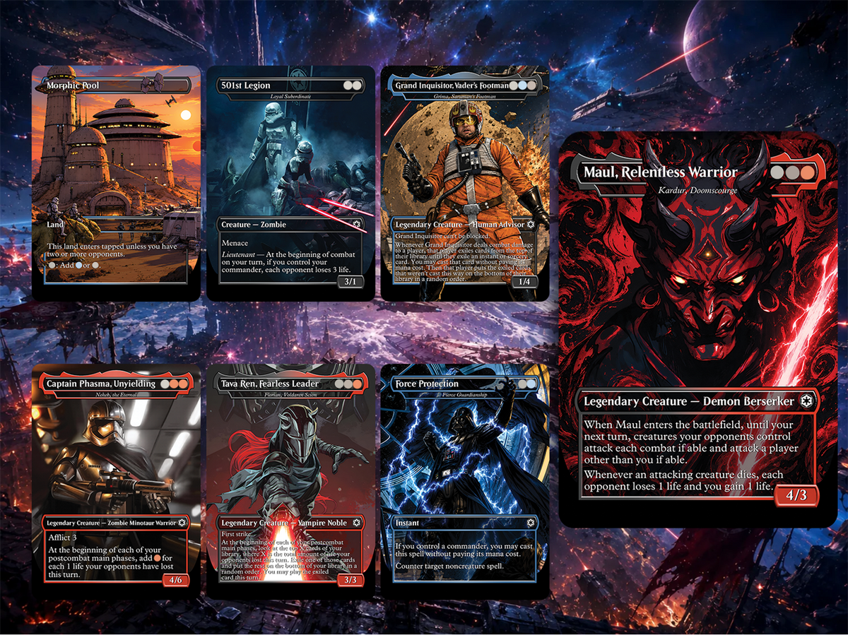 Star Wars Rise of the Sith Proxy Commander Deck | 100 Cards | ProxyTCG