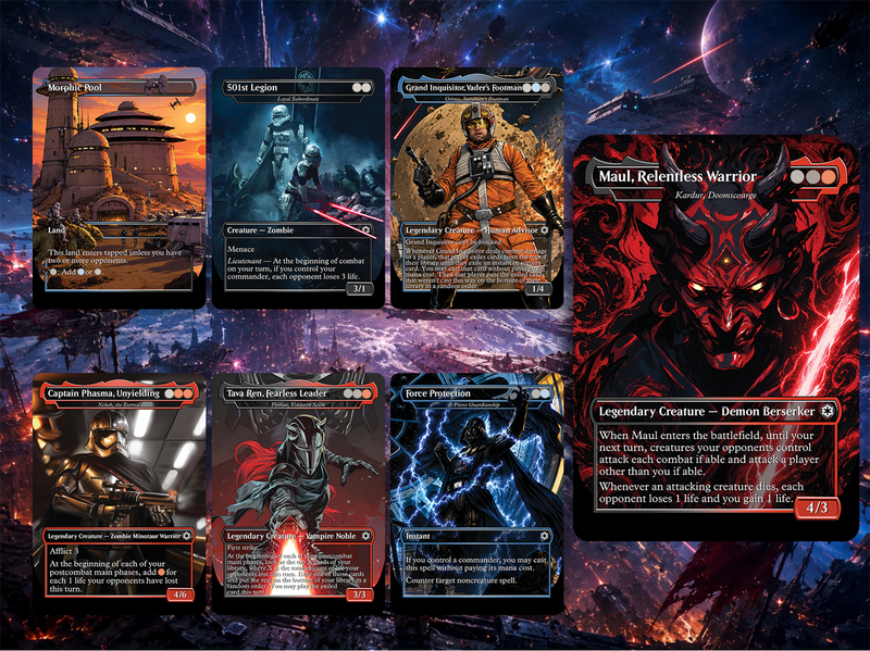 Star Wars Rise of the Sith Proxy Commander Deck | 100 Cards | ProxyTCG
