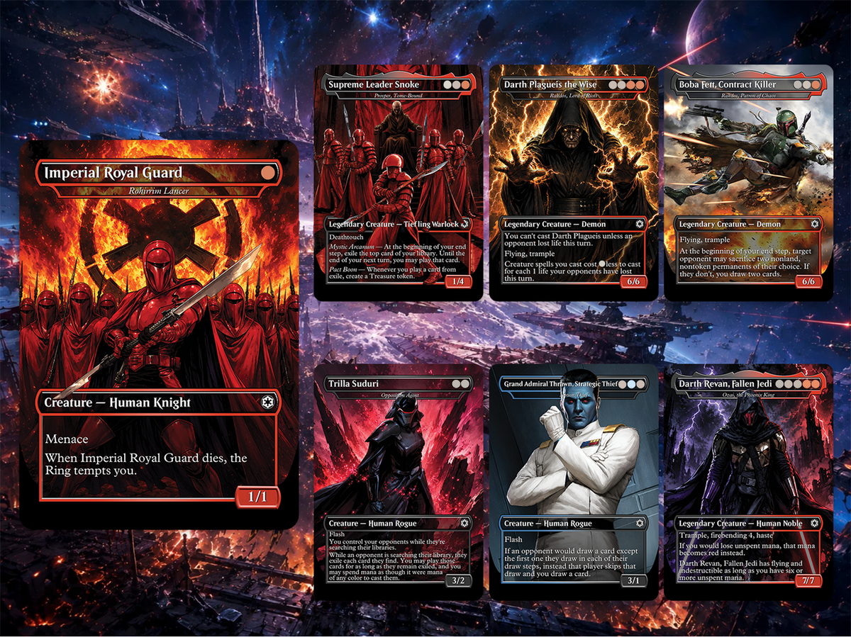 Star Wars Rise of the Sith Proxy Commander Deck | 100 Cards | ProxyTCG