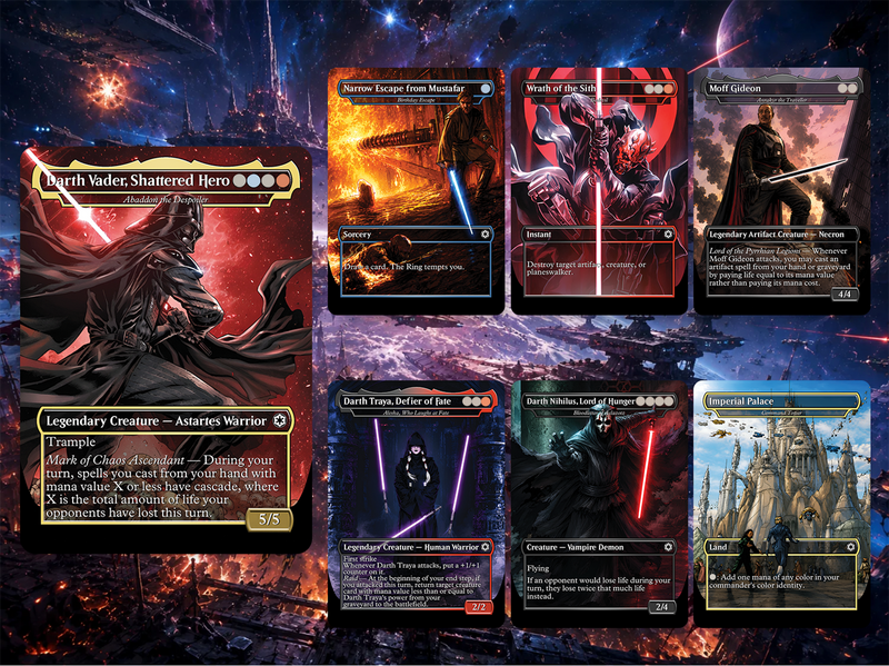 Star Wars Rise of the Sith Proxy Commander Deck | 100 Cards | ProxyTCG