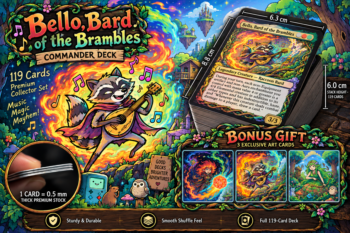 Adventure Time Bello Commander Deck | 100-Card MTG Proxy EDH Set | ProxyTCG [mockai LK-207 sha:1fffe45d]