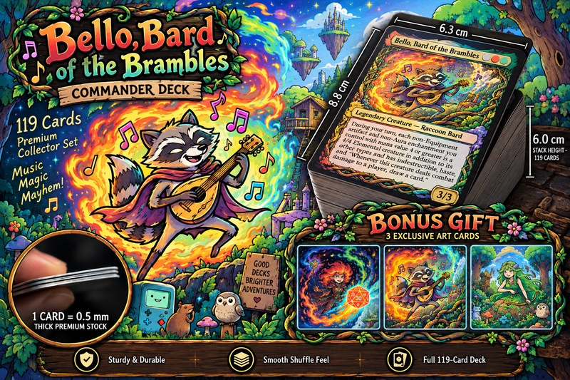 Adventure Time Bello Commander Deck | 100-Card MTG Proxy EDH Set | ProxyTCG [mockai LK-207 sha:1fffe45d]