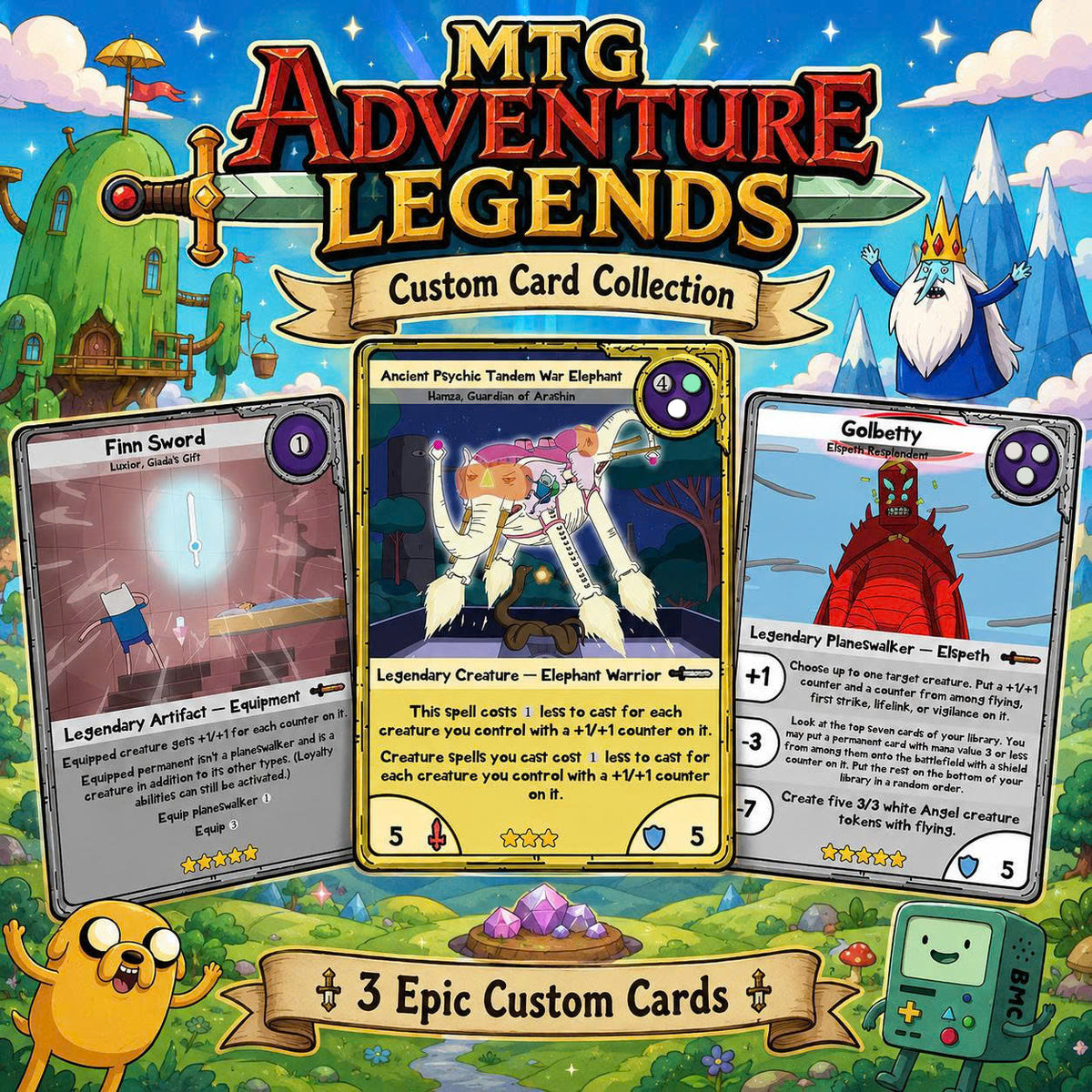 Adventure time Commander Deck | ProxyTCG
