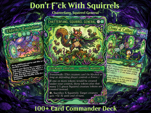 Chatterfang Squirrel Tribal Rick and Morty Inspired Commander Deck | 100-Card MTG Proxy EDH Set | ProxyTCG