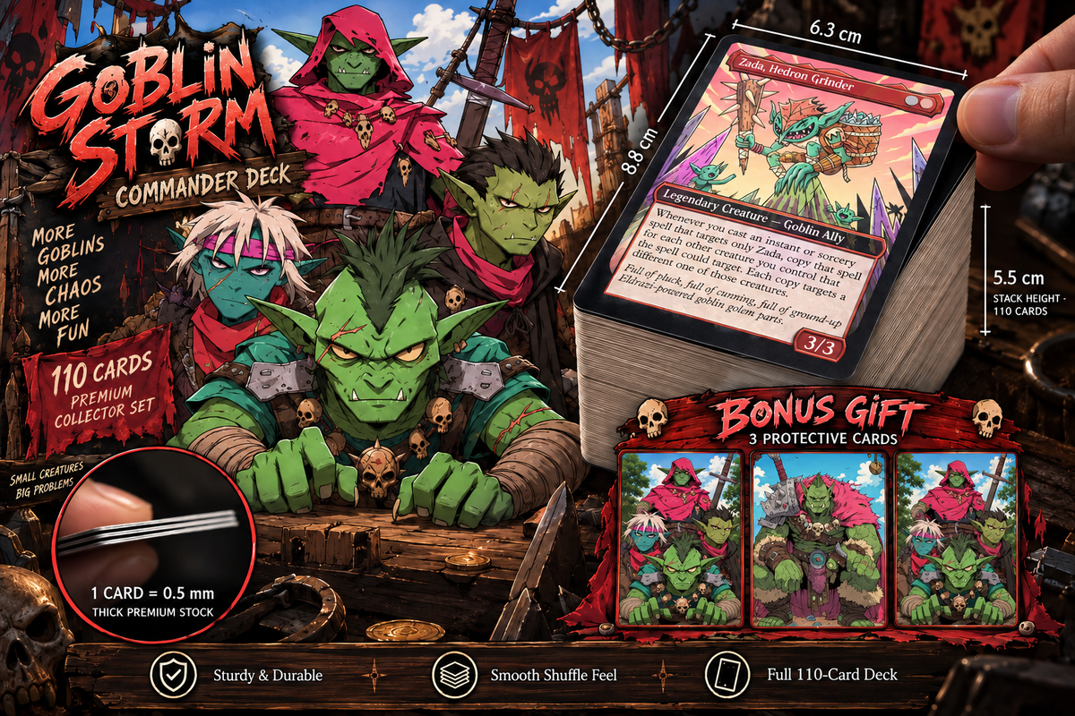Goblin Storm Commander Deck | 100+ Cards | ProxyTCG [mockai LK-211 sha:2970b24a]