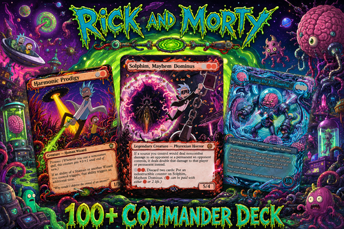 Nekusar, the Mindrazer – Ric.k & Mor.ty Commander Proxy Deck | 100 Cards