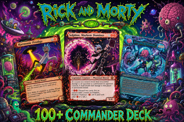 Nekusar, the Mindrazer – Ric.k & Mor.ty Commander Proxy Deck | 100 Cards