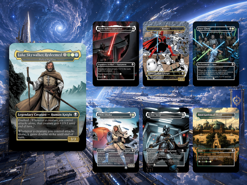 JEDI AWAKENED – STAR WARS-THEMED COMMANDER DECK | 100-PIECE | ProxyTCG