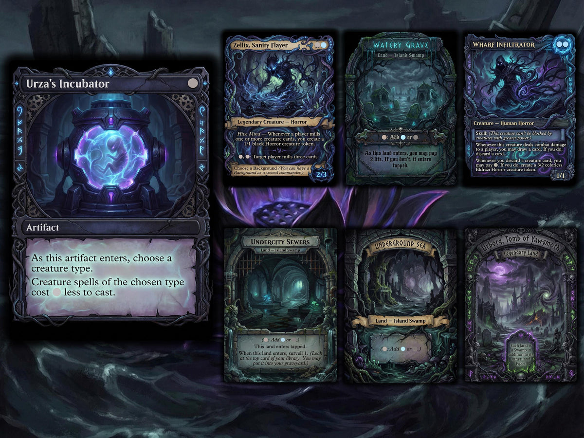 Captain N'ghathrod Horror Tribal Commander Deck | 100 Cards