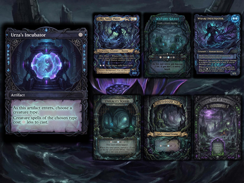 Captain N'ghathrod Horror Tribal Commander Deck | 100 Cards