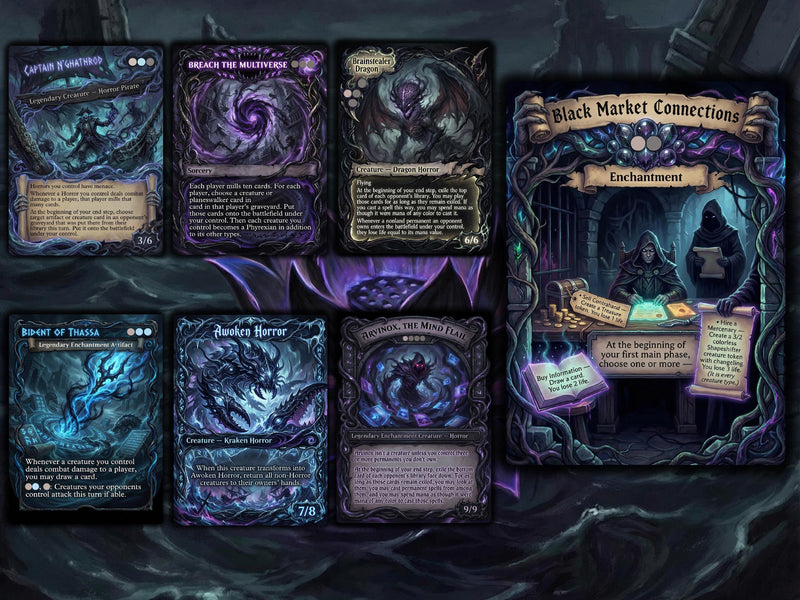 Captain N'ghathrod Horror Tribal Commander Deck | 100 Cards
