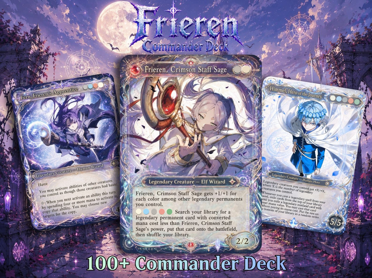 Frieren, Crimson Staff Age Commander Deck | 100+ Cards | ProxyTCG