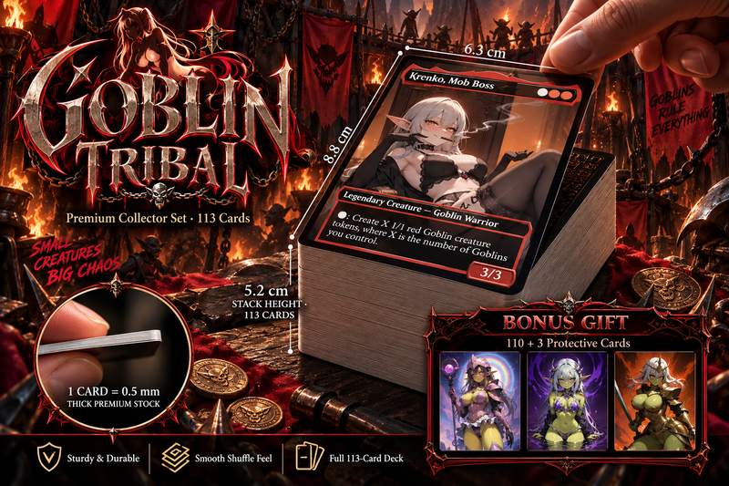 Goblin Tribal Commander Deck - 112+ Cards | ProxyTCG [mockai LK-23 sha:064bfd80]