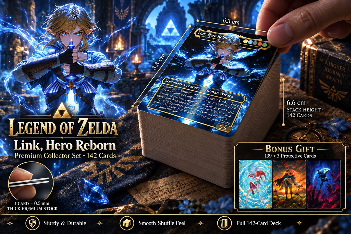 Legend of Zelda Inspired | 138-Card MTG Proxy EDH Set | Hyrule Legendary Heroes Deck | ProxyTCG [mockai LK-231 sha:78a5396c]