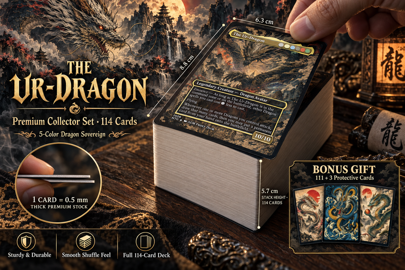 The Ur-Dragon | 5-Color Dragon Tribal Commander Proxy Deck | 100 Cards | ProxyTCG [mockai LK-232 sha:108ae949]