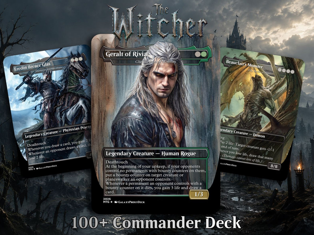 Witcher Themed Commander Deck - 117+ Cards | ProxyTCG