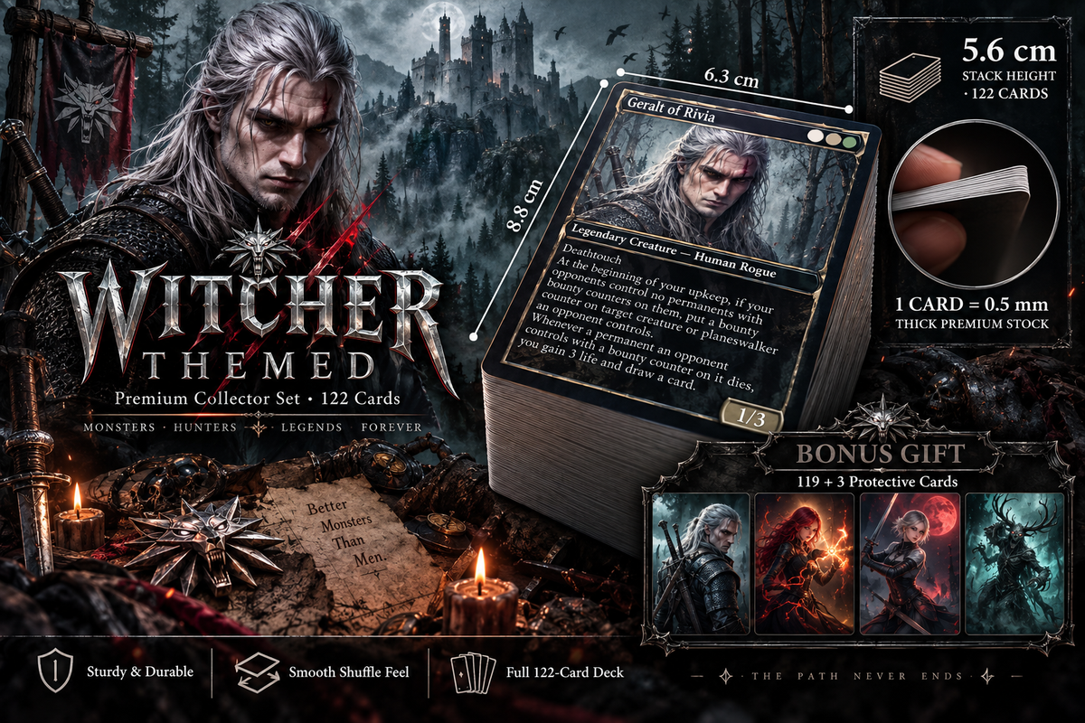 Witcher Themed Commander Deck - 117+ Cards | ProxyTCG [mockai LK-24 sha:8a94c8c5]