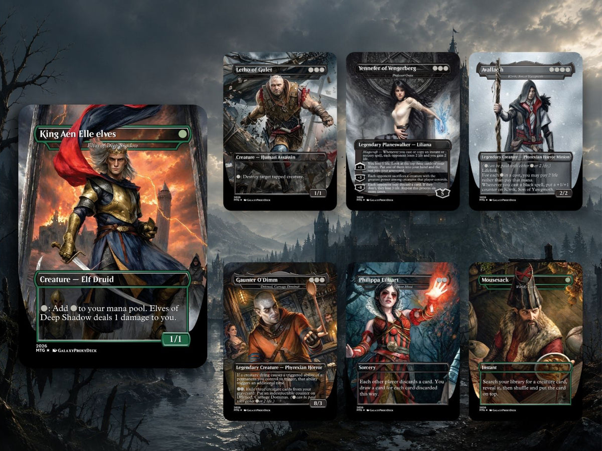 Witcher Themed Commander Deck - 117+ Cards | ProxyTCG