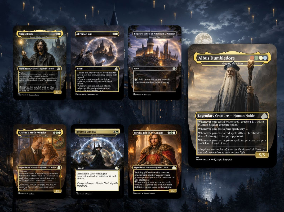 Dumbledore Light Magic Commander Deck | 108+ Cards | ProxyTCG